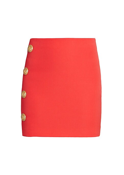 Gilded Wool Chic Skirt