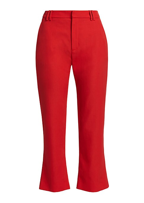 Elegant Wool Bootcut Trousers