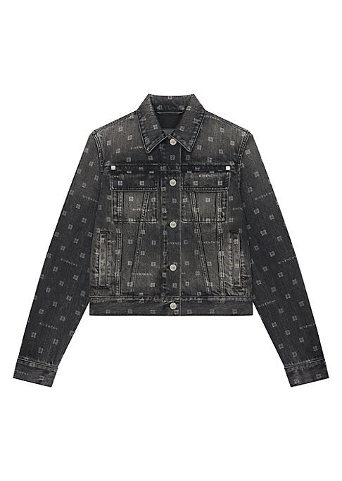 Patterned Denim Jacket