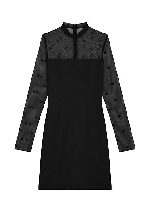 Chic Sheer Cocktail Dress