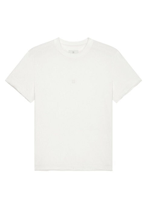 Embroidered Cotton Oversized Tee