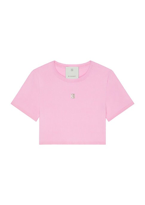 Knit Ribs Cropped Tee