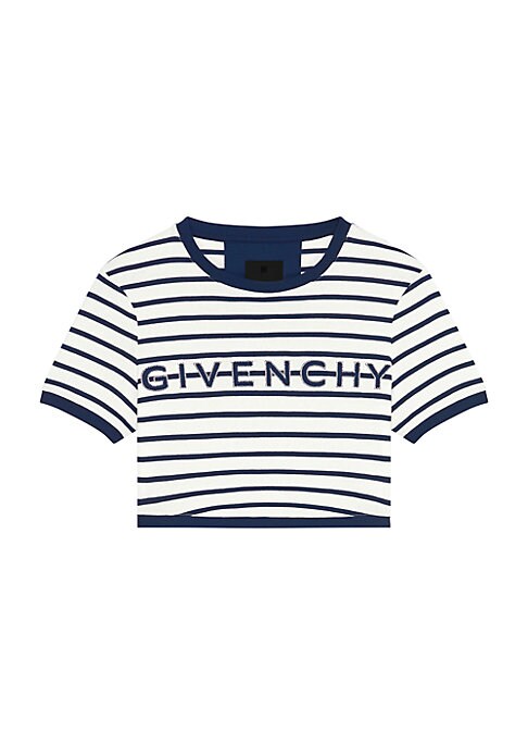 Striped Cropped Tee
