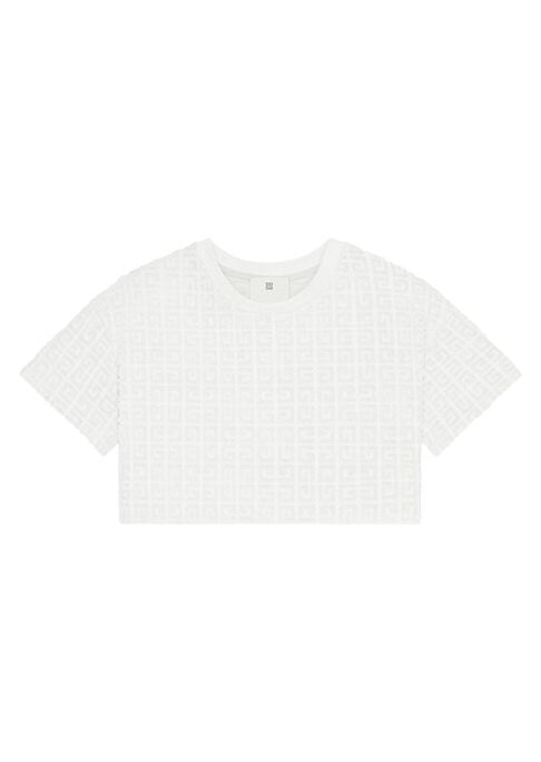 Jacquard Crop Tee