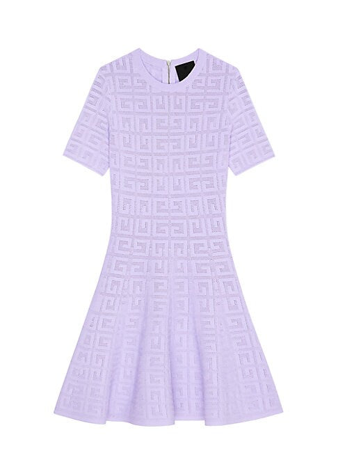 Jacquard Flare Dress