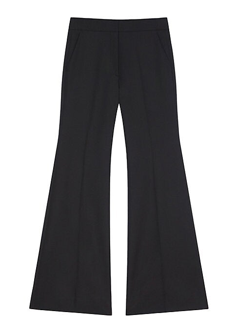 Chic Flare Wool Trousers