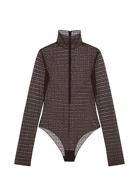 Lace High Neck Bodysuit