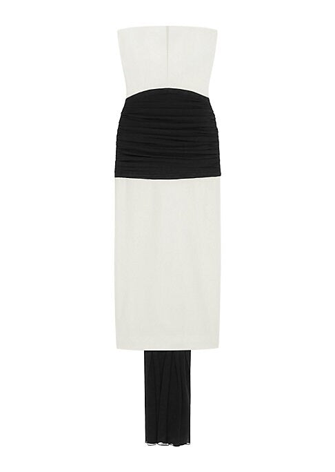 Silk Train Evening Dress
