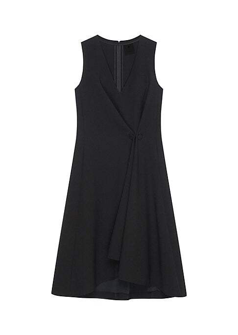 Chic Pleated Midi Dress