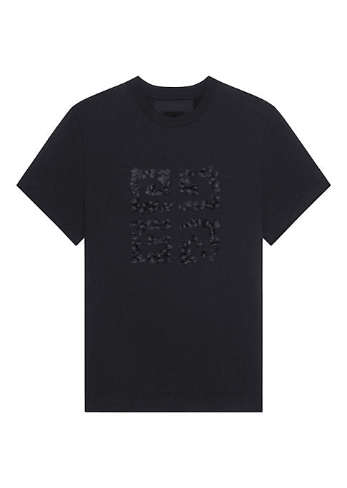 Floral Emblem Cotton Tee
