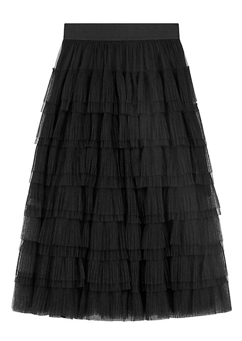 Whimsical Tulle Midi Skirt