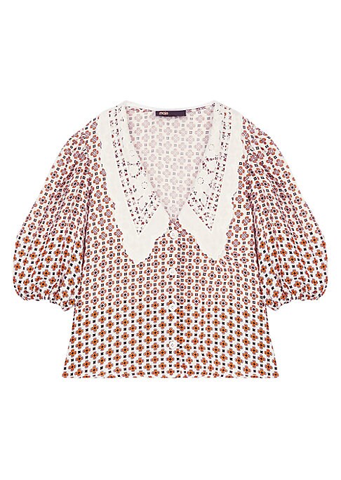 Elegant Linen Puff Blouse