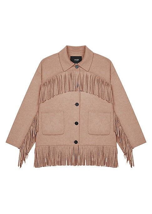 Fringe Flair Wool Jacket