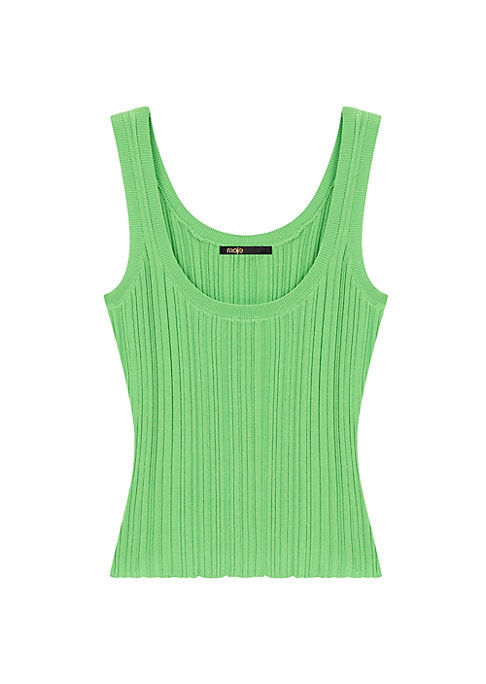 Retro Ribbed Knit Top