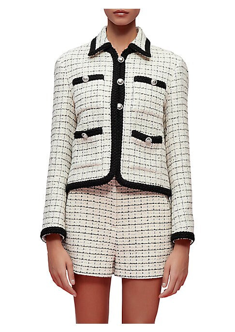 Tweed Chic Tailored Jacket