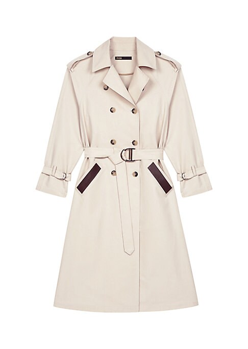 Classic Leather Trench