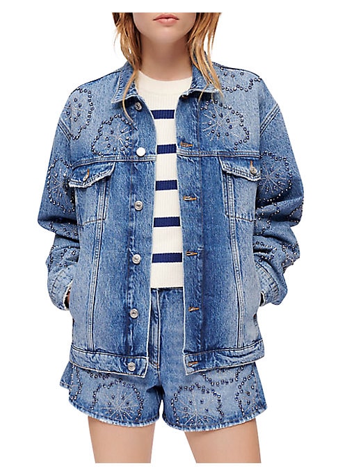 Studded Chic Denim Jacket