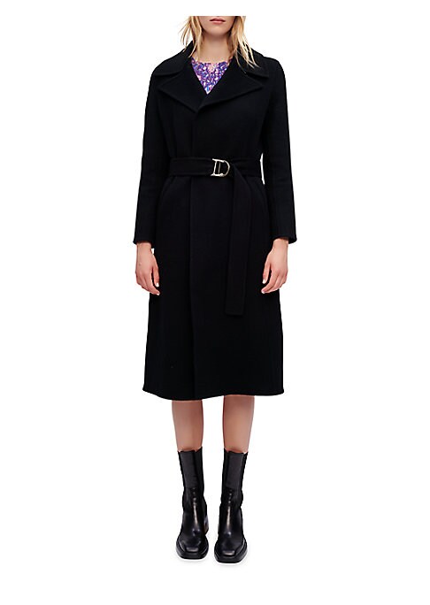 Chic Long Belted Coat