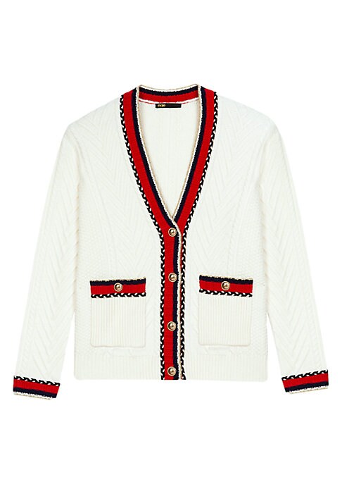 Embellished Trim Cardigan
