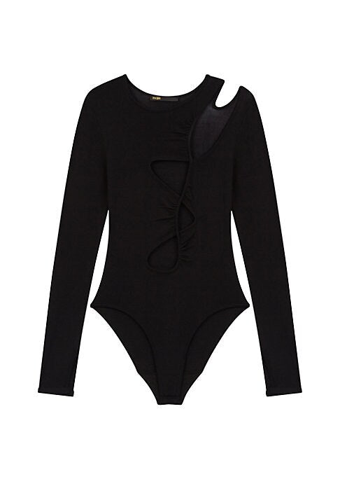 Edgy Cut-Out Bodysuit