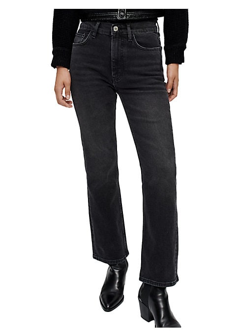 High-Rise Stretch Crop Jeans