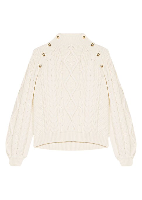 Chic Cable Knit Sweater