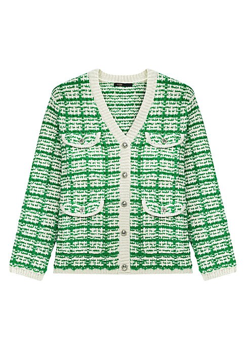 Luxe Knit Metallic Cardigan