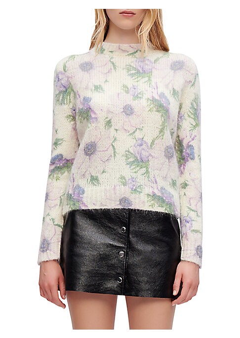 Vintage Floral Knit Sweater