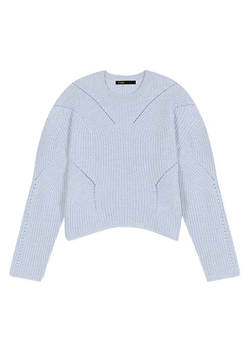 Cozy Cropped Knit Sweater