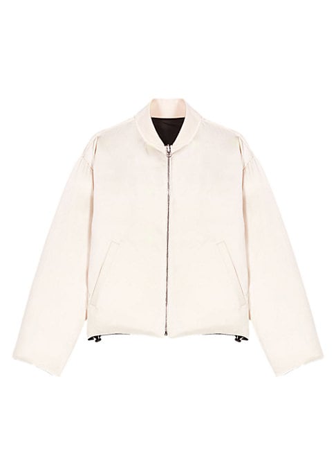 Satin Luxe Bomber Jacket