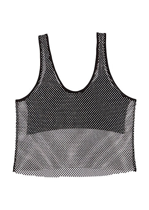 Sparkle Mesh Tank Top