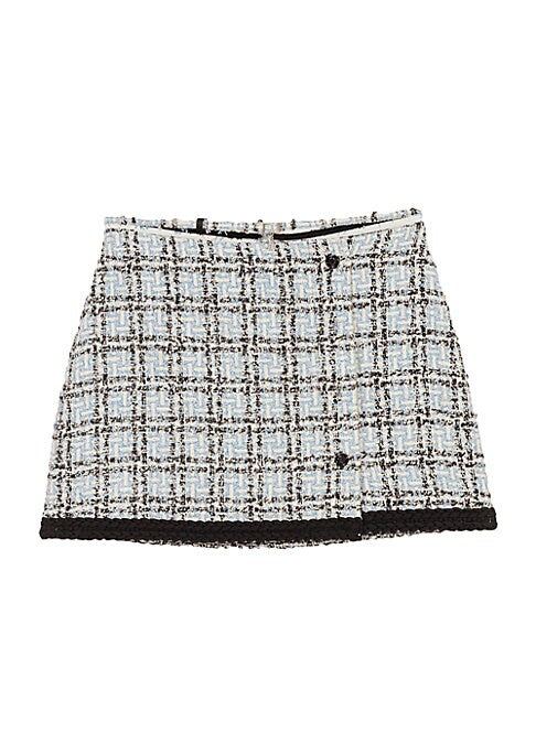 Chic Plaid A-Line Skirt