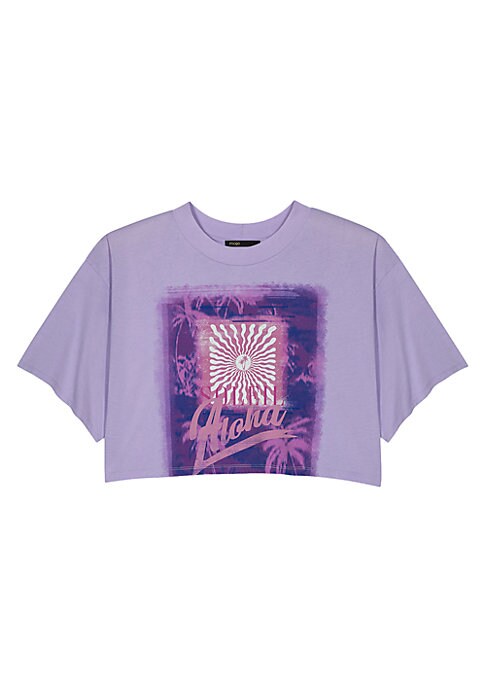 Tropical Vibe Cropped Tee