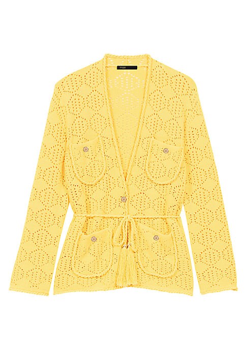 Chic Openwork Cardigan