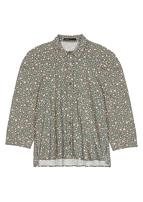Floral Volume Sleeve Top