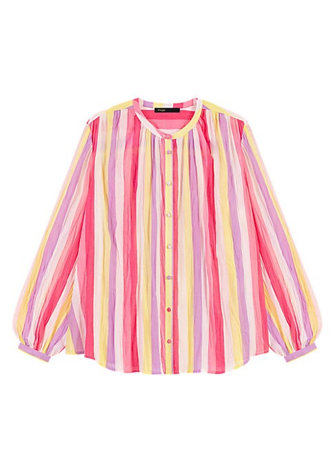 Colorful Summer Voile Top