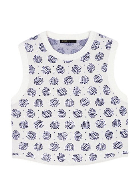 Urban Monogram Knit Top