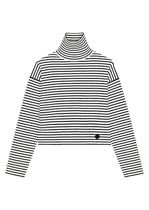 Chic Striped Knit Top