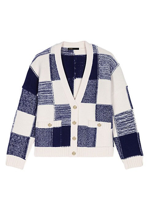 Bold Checks Cardigan
