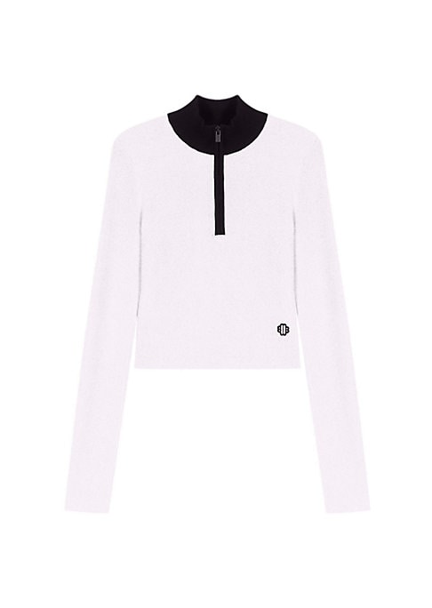 Chic Sporty Knit Top