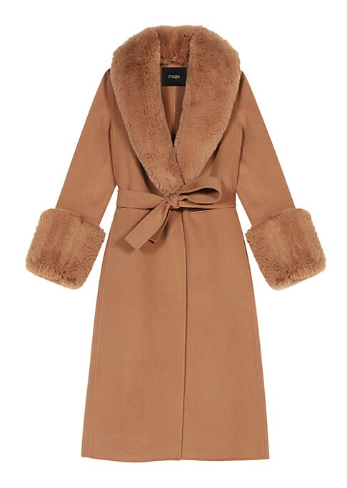 Elegant Wool Blend Coat