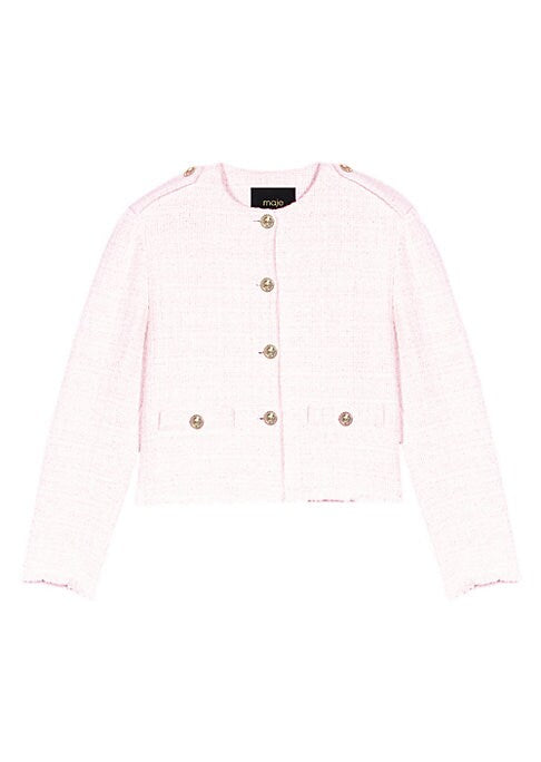 Retro Chic Tweed Blazer