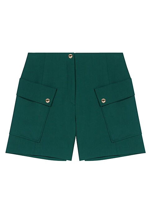 Chic Pocketed Tailored Shorts