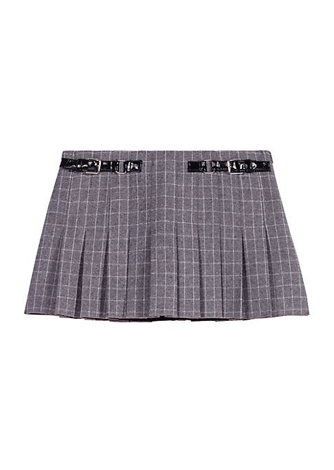 Chic Pleated Mini Skirt