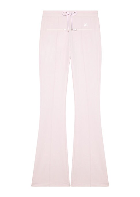 Boot-Cut Sporty Trousers