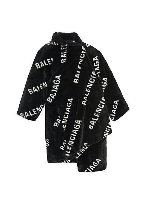 Faux Fur Cocoon Coat