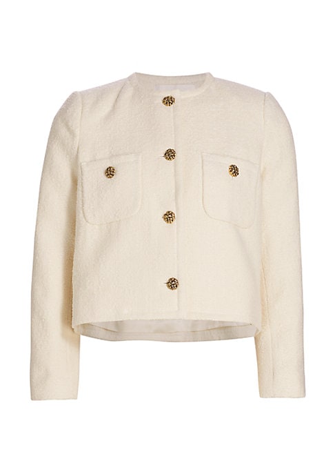 Chic Cropped Tweed Jacket