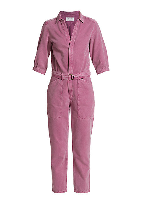 Chic Chambray Utility Jumpsuit