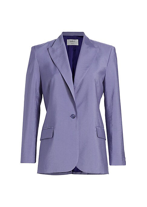 Satin Elegance Blazer