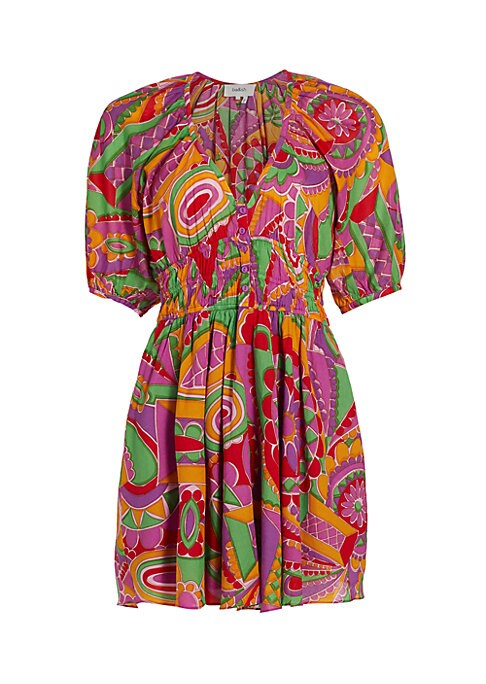 Floral Puff Minidress